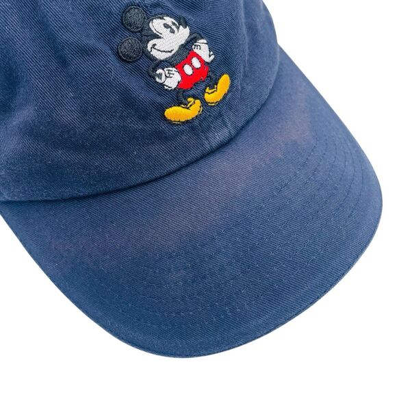 Official Disney Mickey Mouse Embroidered Blue Strap Back Hat Cap - Picture 3 of 7